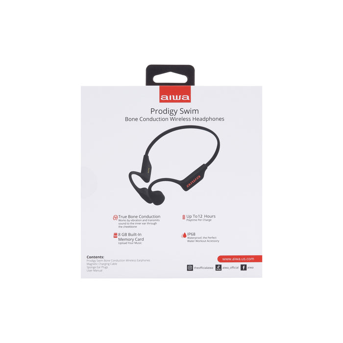 Aiwa Prodigy Bone Conduction Swim Headphones Vivitar.com Aiwa Prodigy Bone Conduction Swim Headphones Vivitar.com