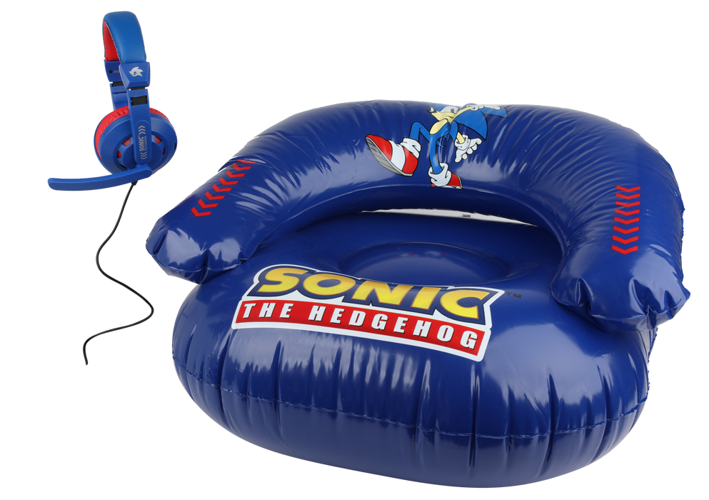 Sonic Blow Up Chair & Headset