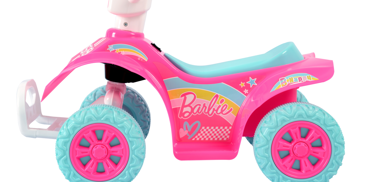BARBIE 6V Quad ATV Ride On