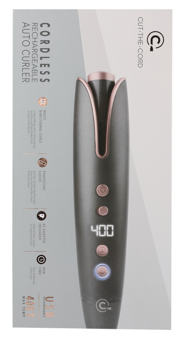 CORDLESS RECHARGEABLE AUTO CURLER