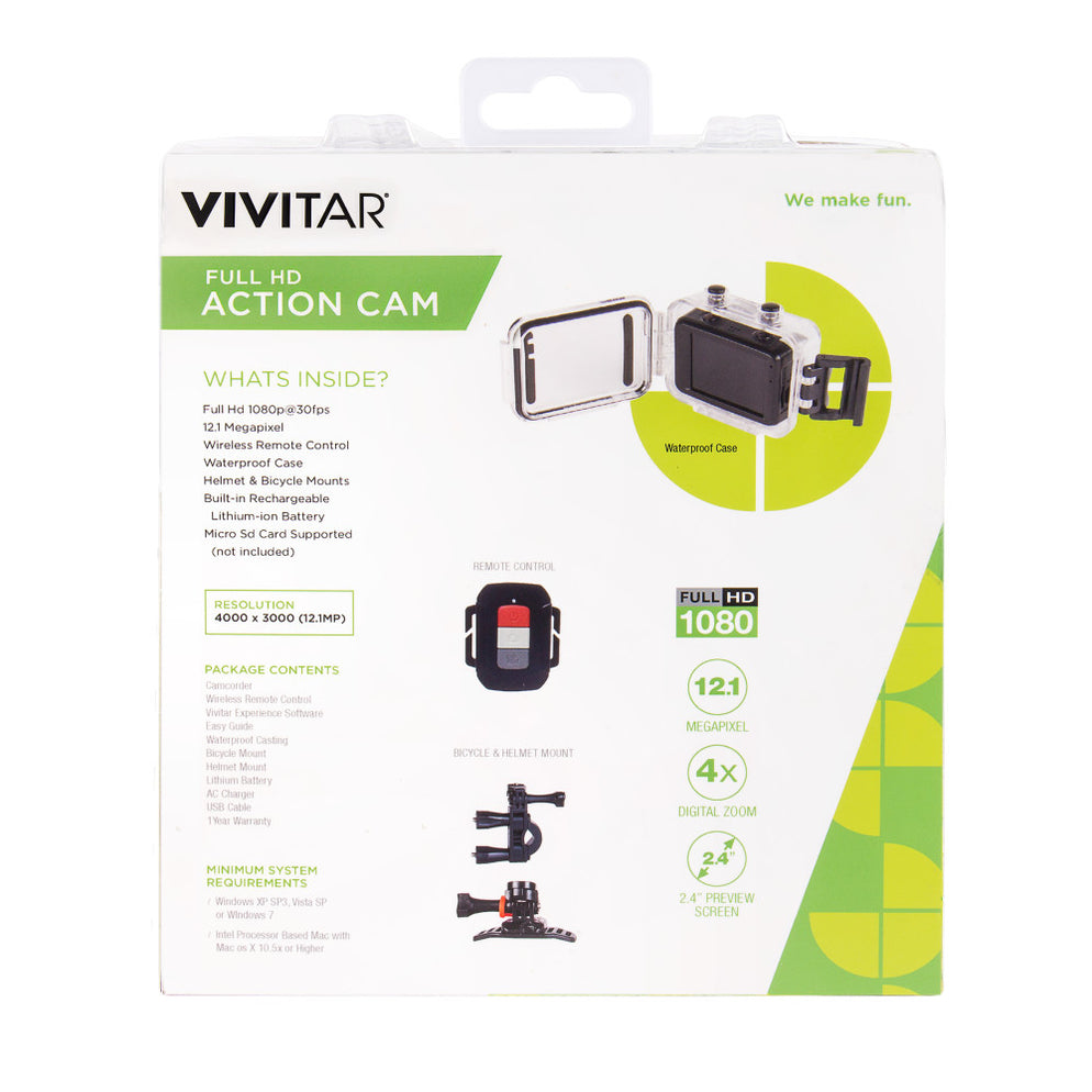 Full HD Action Camera — Vivitar.com