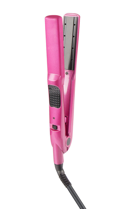 Flat Iron Heated Hair Brush Combo Kit — - Main Image