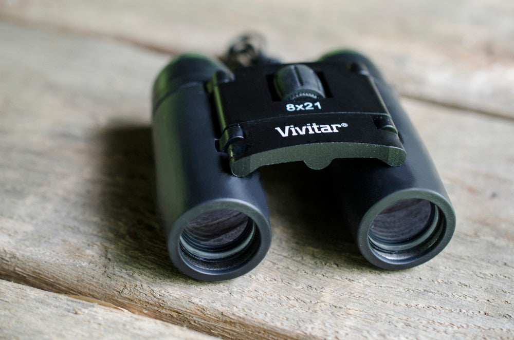 8x21 Compact Rubberized Binoculars with UV Lenses
